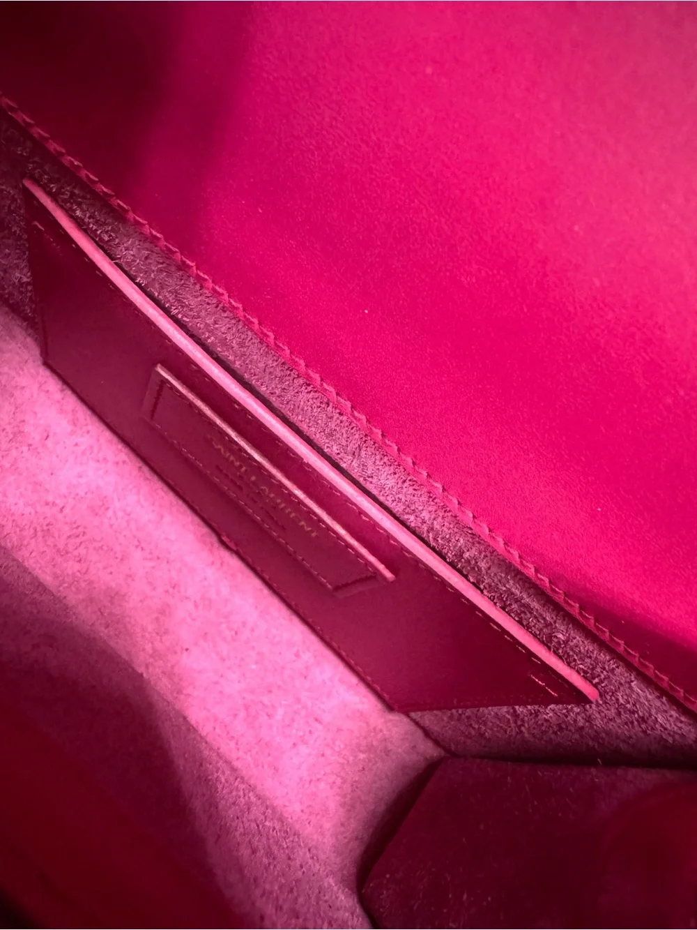 YSL Saint Laurent Pink Leather Chain Bag Like New